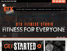 Tablet Screenshot of btxcrossfit.com